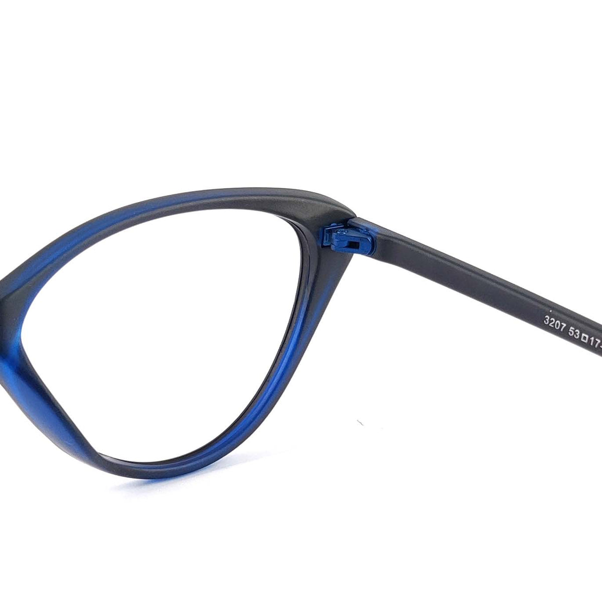 Verlin 3207 Cat-Eye Eyeglass Frame – Blue, supplied product view 3
