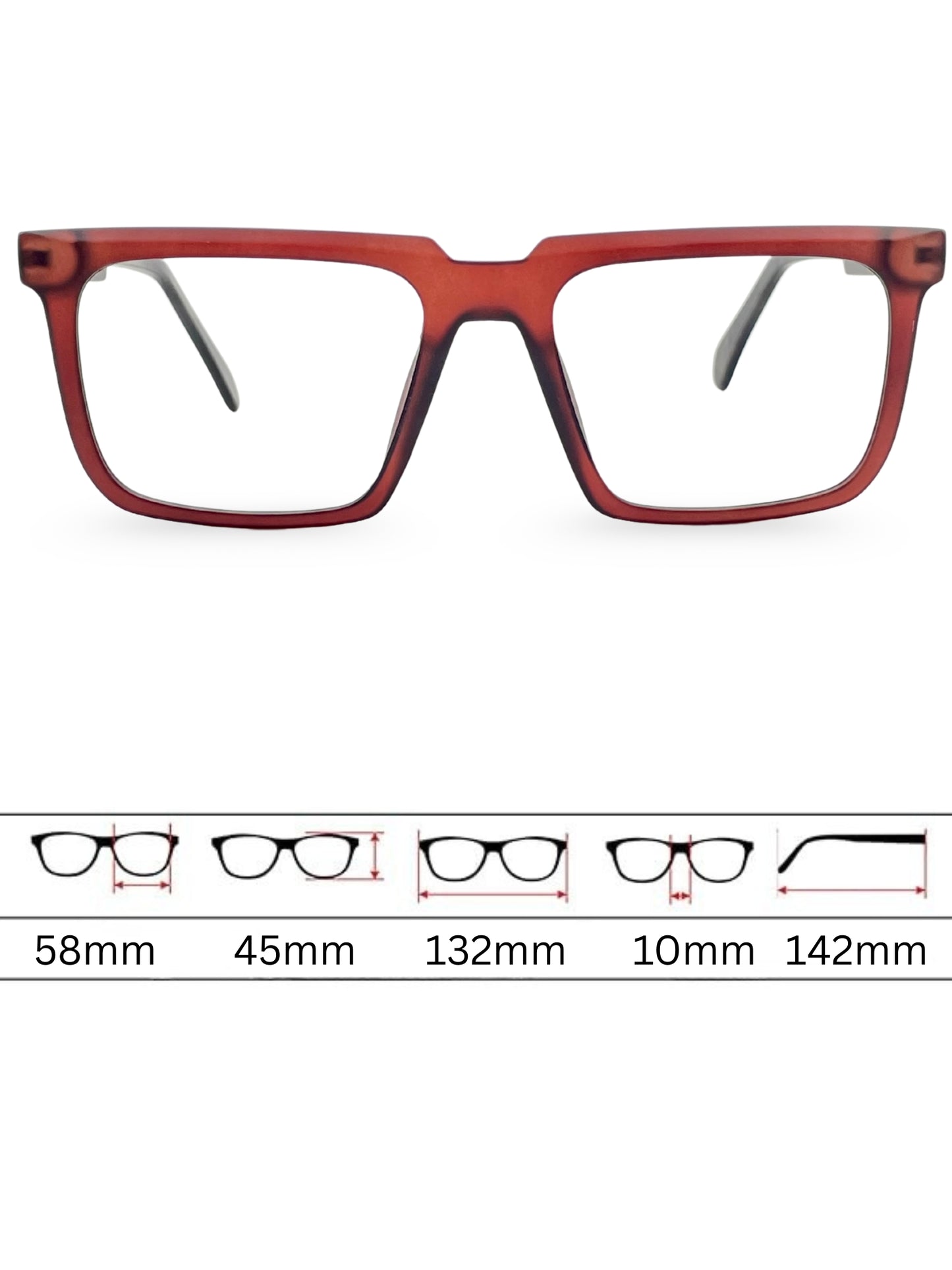 Eyewear 3067 - Red