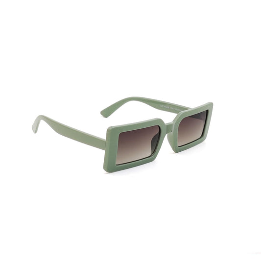 56331CW Rectangular Sunglasses Forest Green