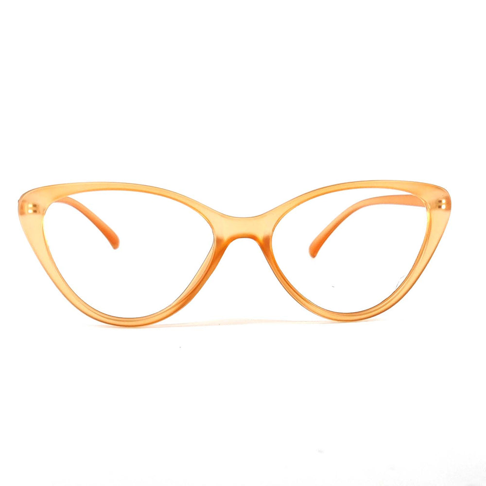 Verlin 3207 Cat-Eye Eyeglass Frame – Orange