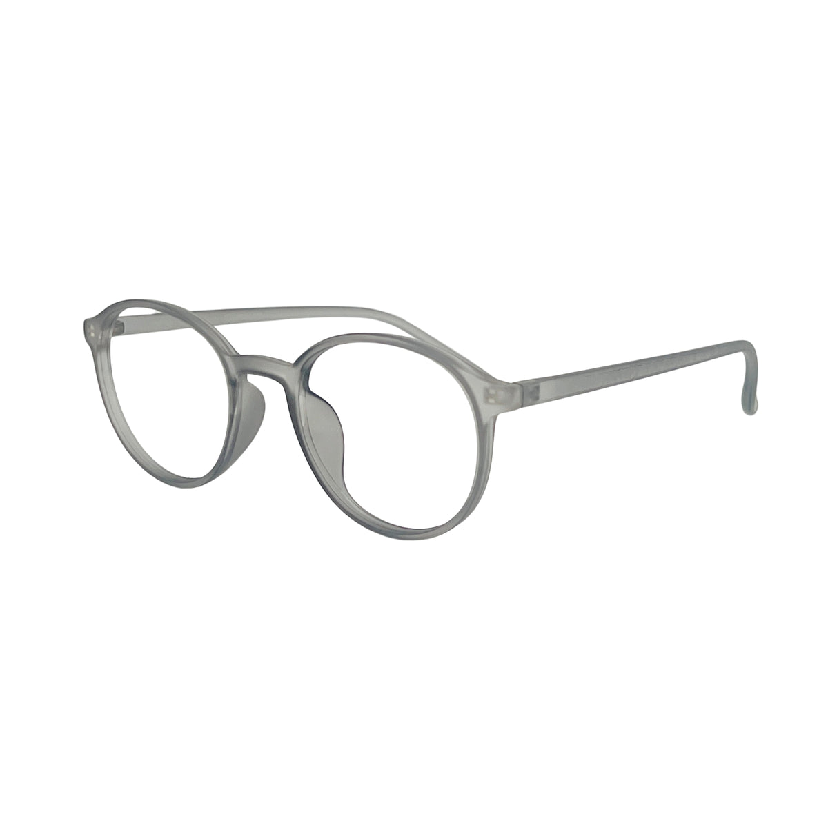 Verlin 3222 Rounded Eyeglass Frame – Dark Gray, supplied product view 2