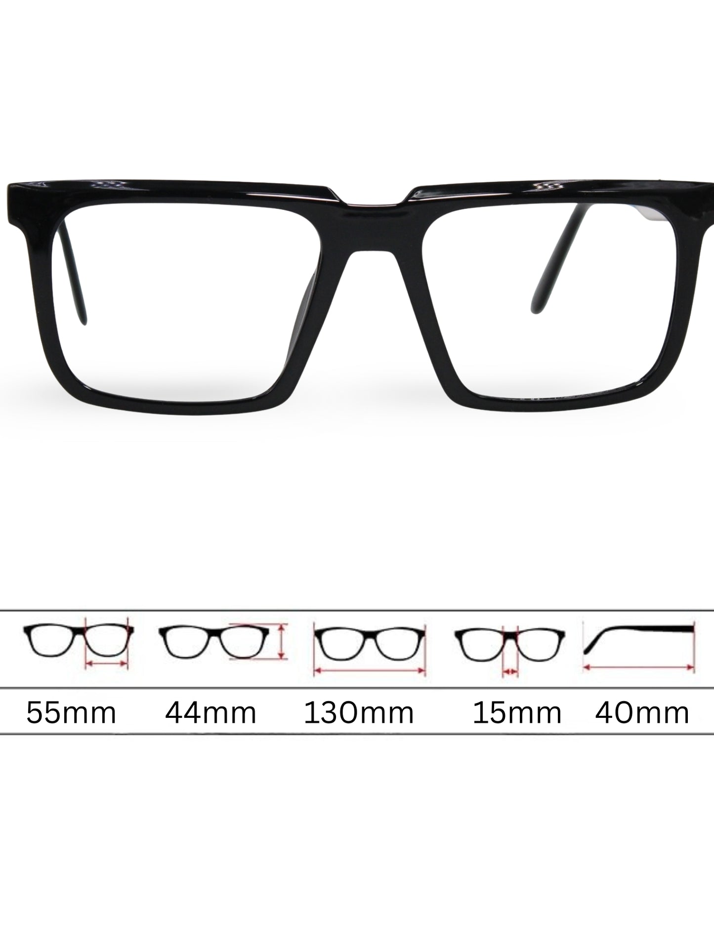 Sunglasses 3052 - Blue Black