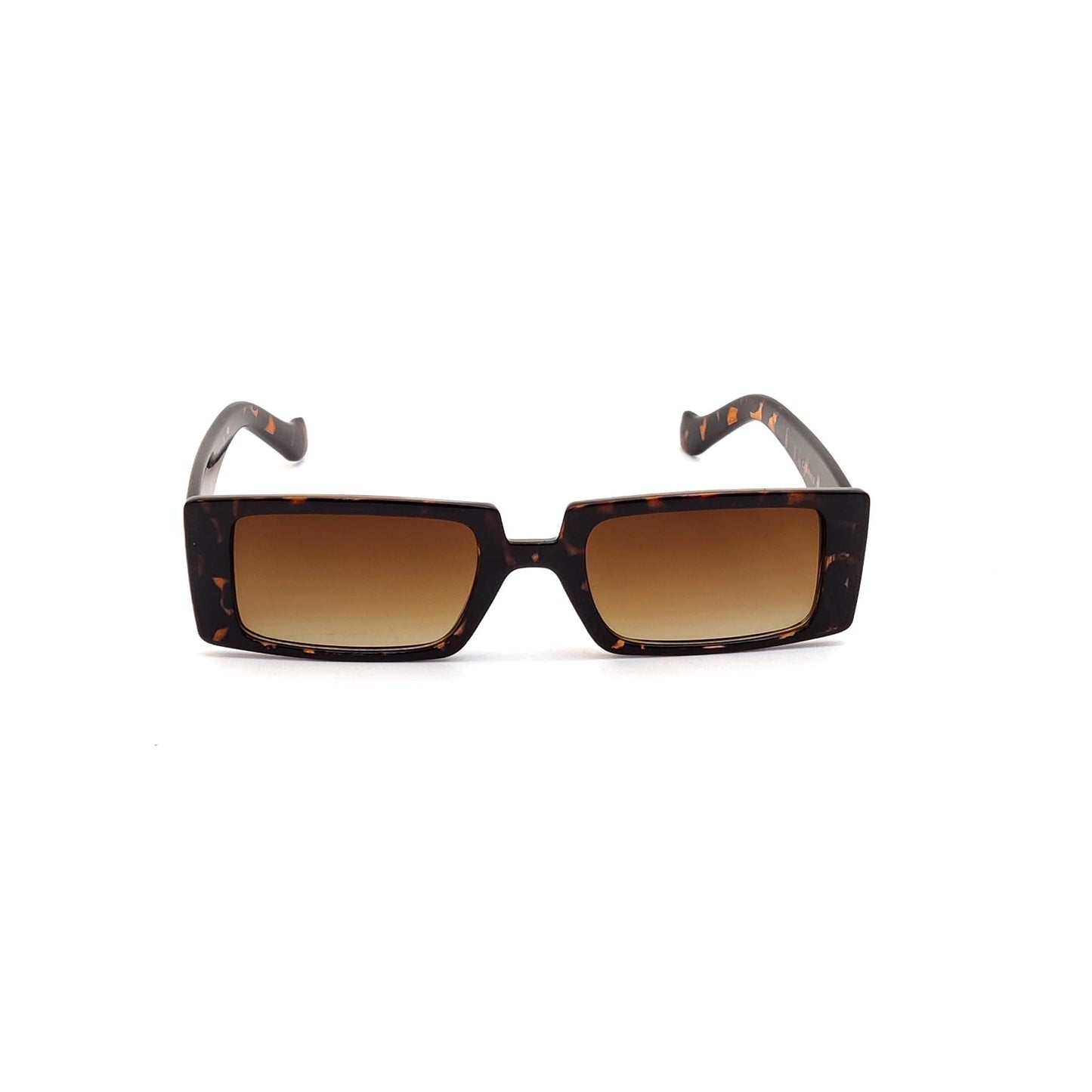 56338 Retro Rectangular Sunglasses Tiger