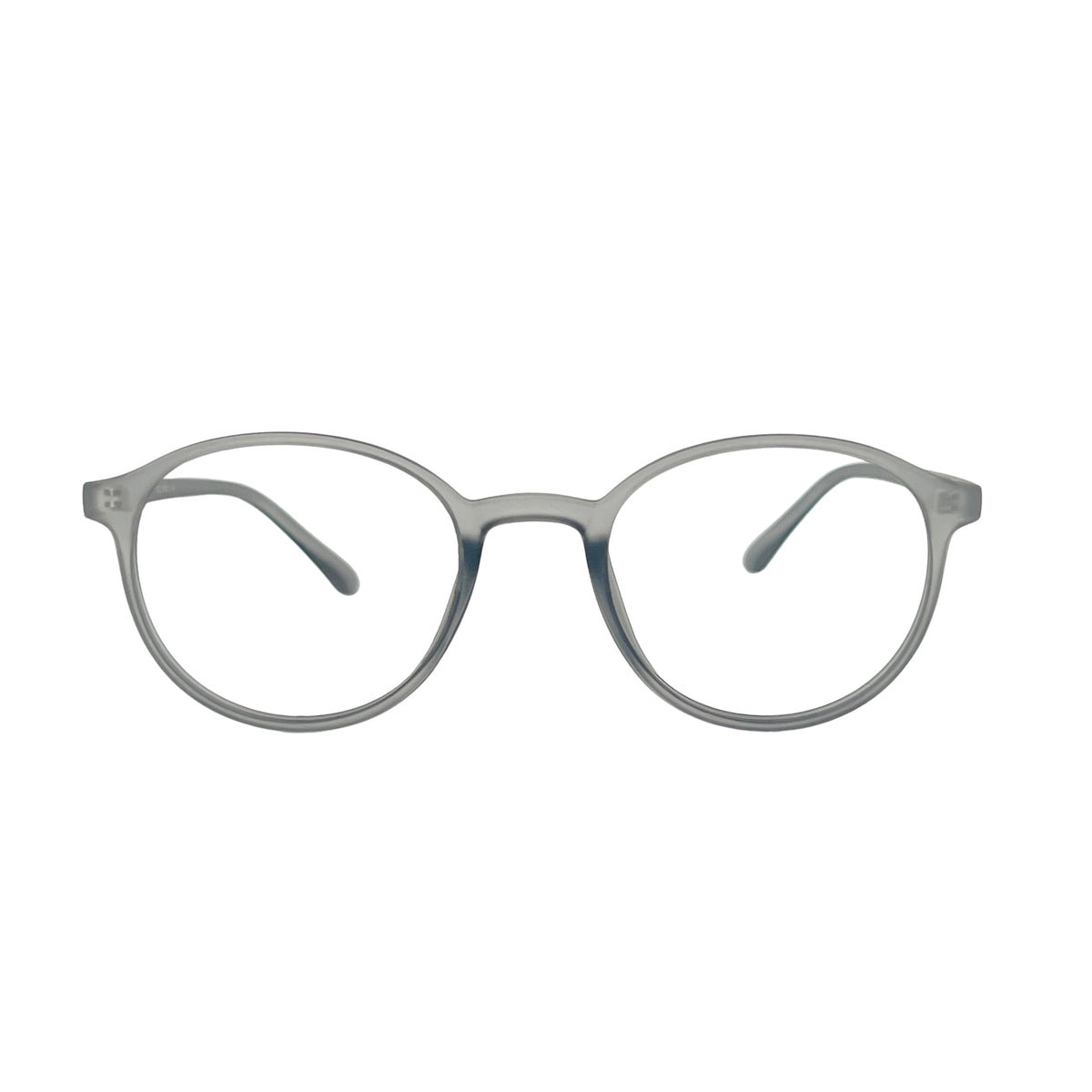 Verlin 3222 Rounded Eyeglass Frame – Dark Gray, supplied product view 1