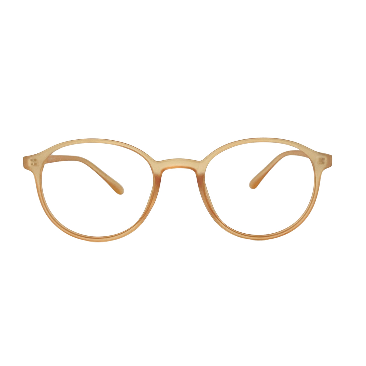 Verlin 3222 Rounded Eyeglass Frame – Orange, supplied product view 1