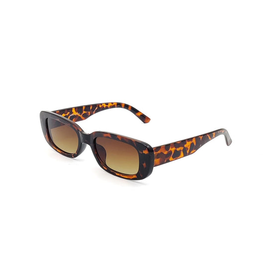 56335 Retro Rectangular Sunglasses Tiger