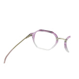 Verlin 62236 Geometric Eyeglass Frame – Gradient Pink, supplied product view 3