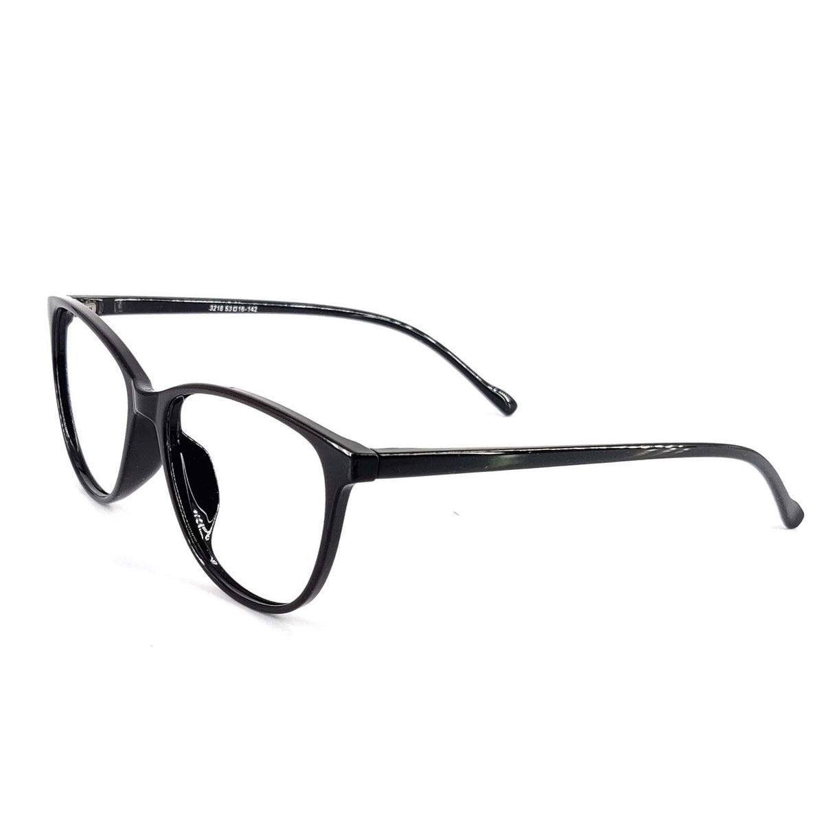 Verlin 3218 Cat-Eye Eyeglass Frame – Black, supplied product view 2