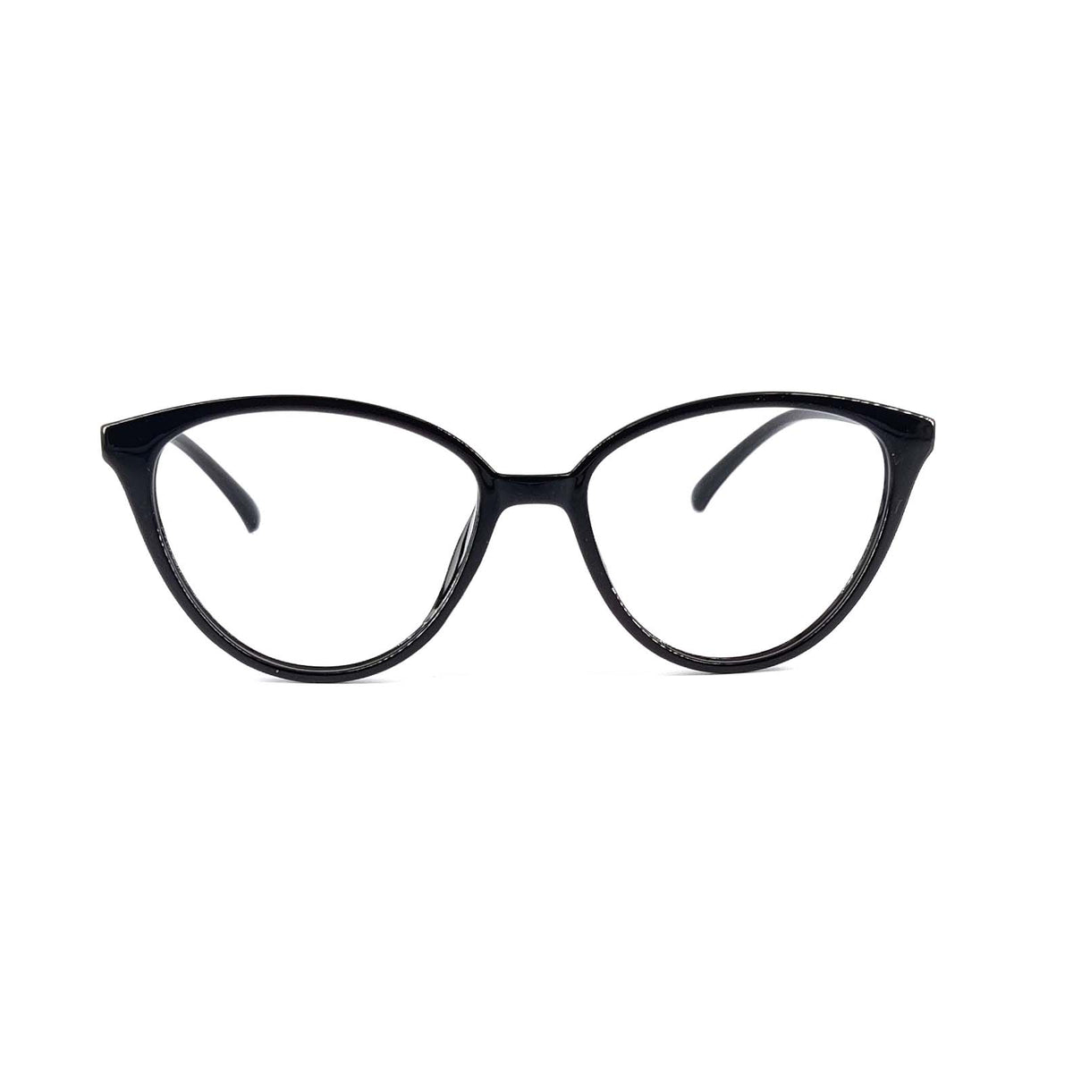 Verlin 3209 Cat-Eye Eyeglass Frame – Black, supplied product view 1