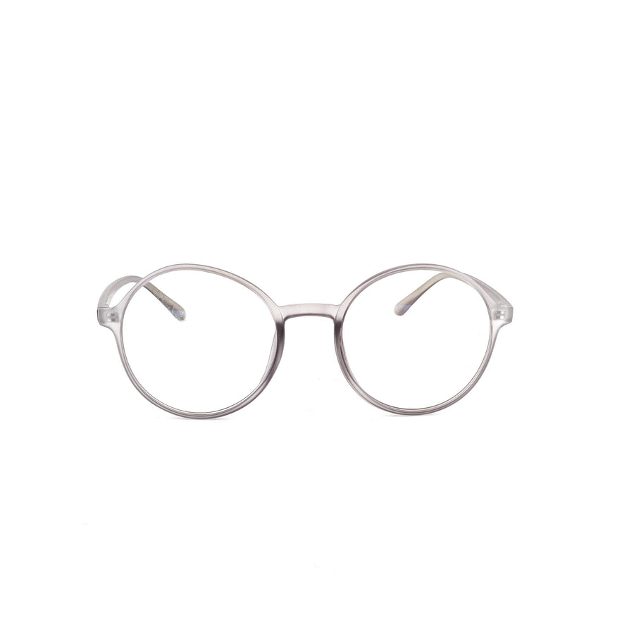 Verlin 3224 Round Optical Frame in Gray — front view