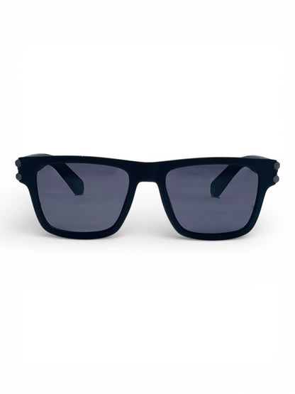 Verlin Wayfarer Sunglasses 82109 Matte Black - Front View