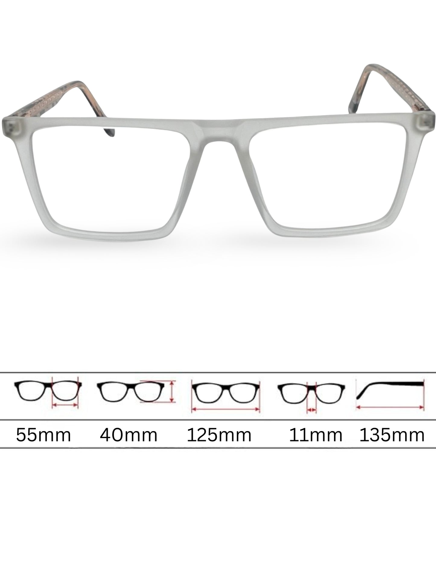 Sunglasses 3054 - White
