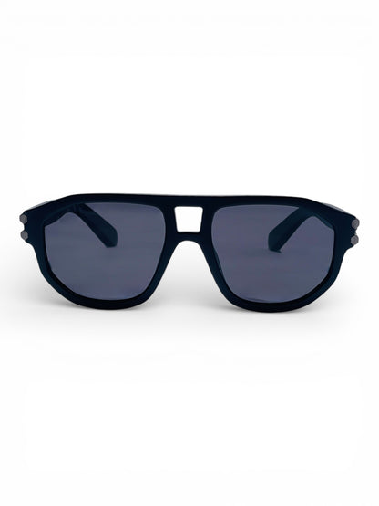 Verlin Wayfarer Sunglasses 82104 Matte Black - Front View