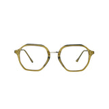 Verlin 62236 Geometric Eyeglass Frame – Olive Green, supplied product view 1