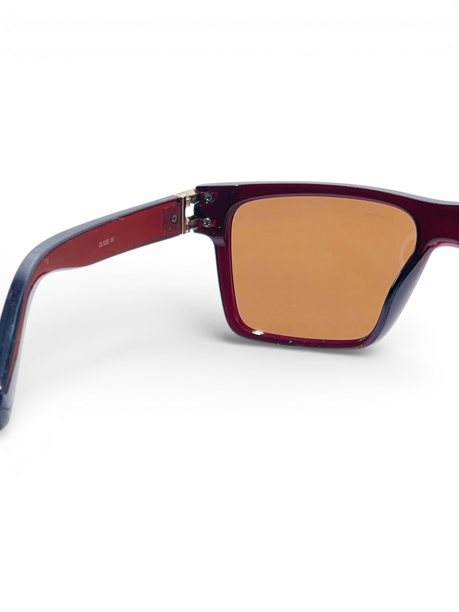 Verlin Rectangle Sunglasses 82107 Red - Top View