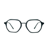 Verlin 62236 Geometric Eyeglass Frame – S Black, supplied product view 1