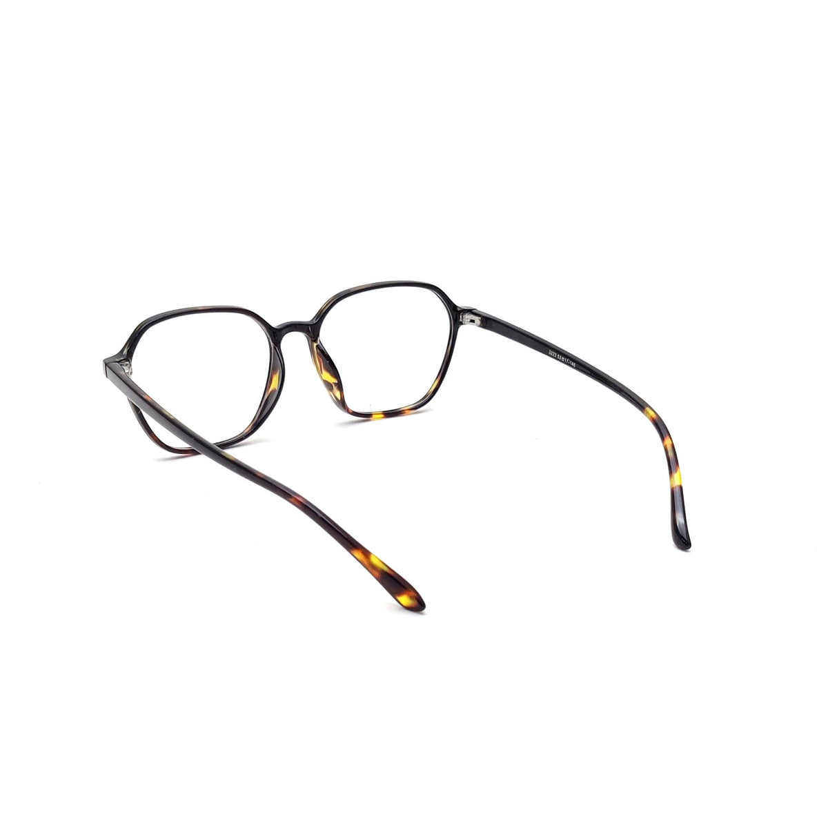 Verlin 3223 Rounded Square Eyeglass Frame – Tiger, supplied product view 3