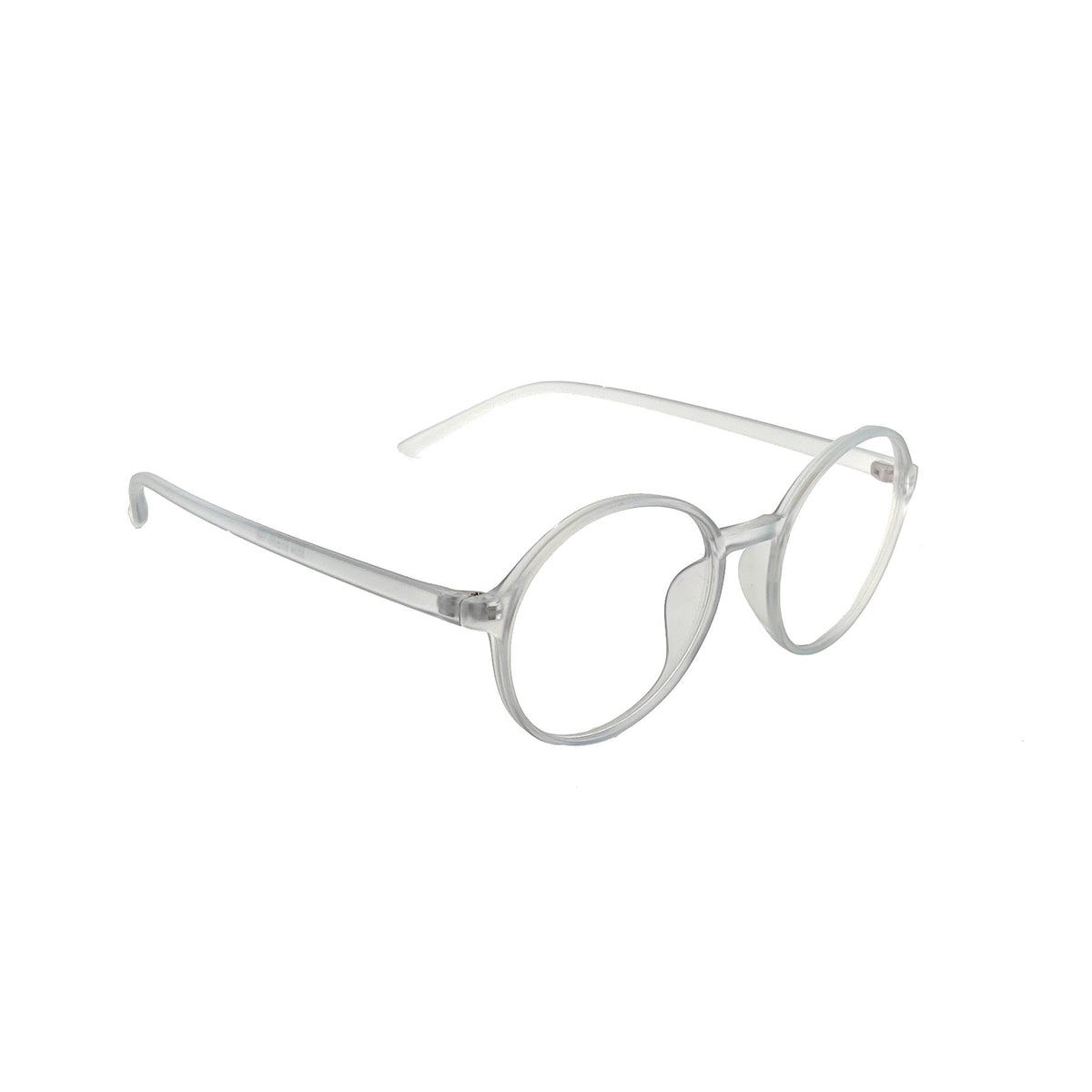 Verlin 3224 Round Eyeglass Frame – TP White, supplied product view 4