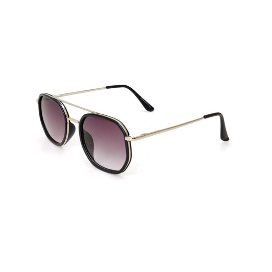 Classic Square Metal Frame Sunglasses - Silver Frame JO4