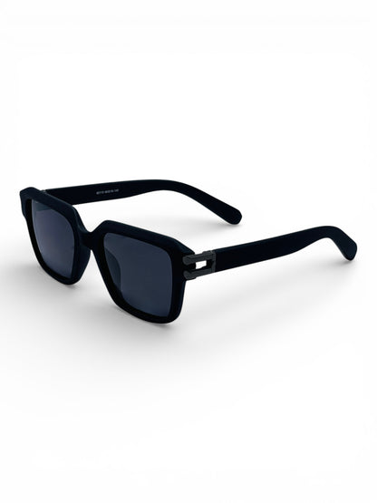 Verlin Wayfarer Sunglasses 82110 Matte Black - Side View