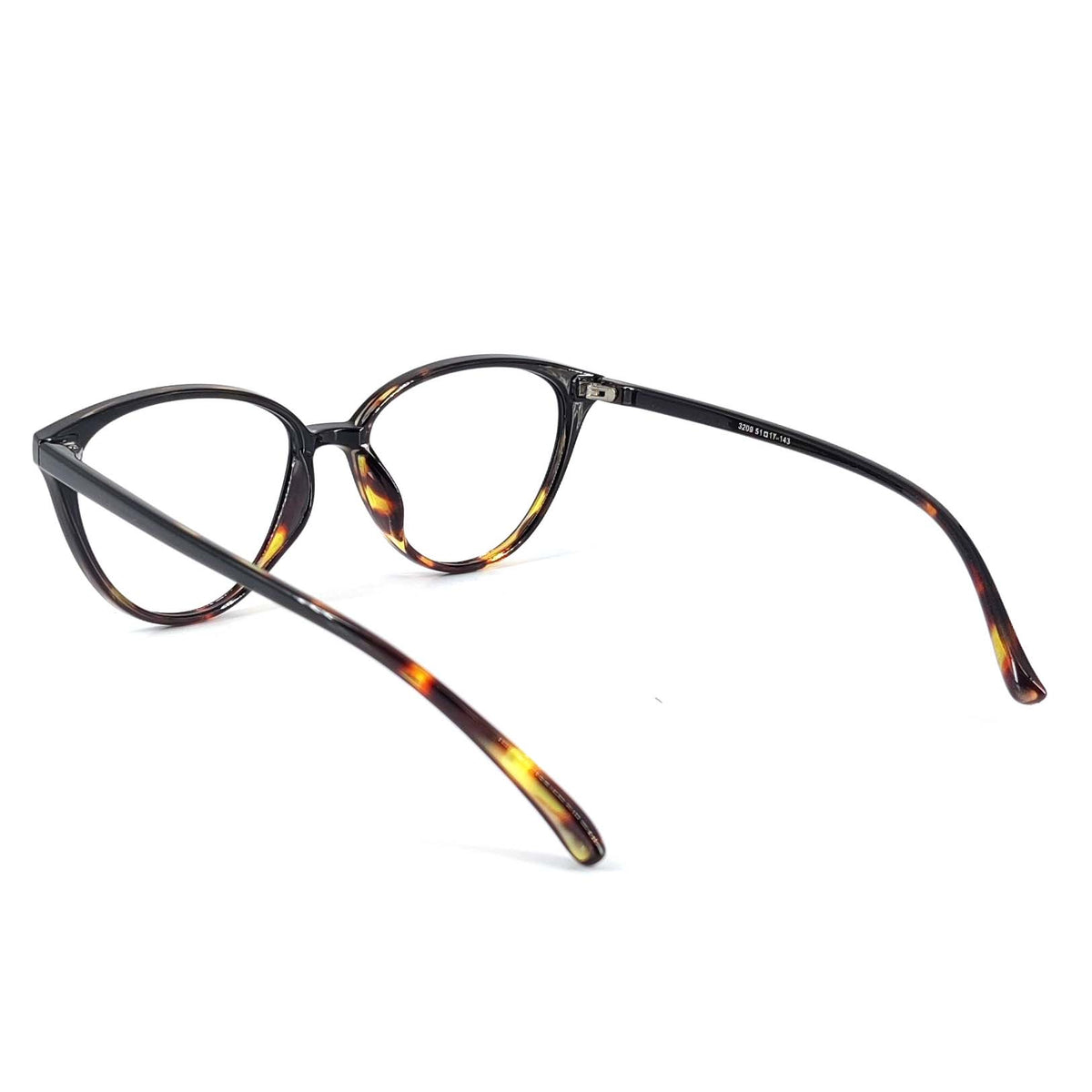 Verlin 3209 Cat-Eye Eyeglass Frame – Tiger, supplied product view 3
