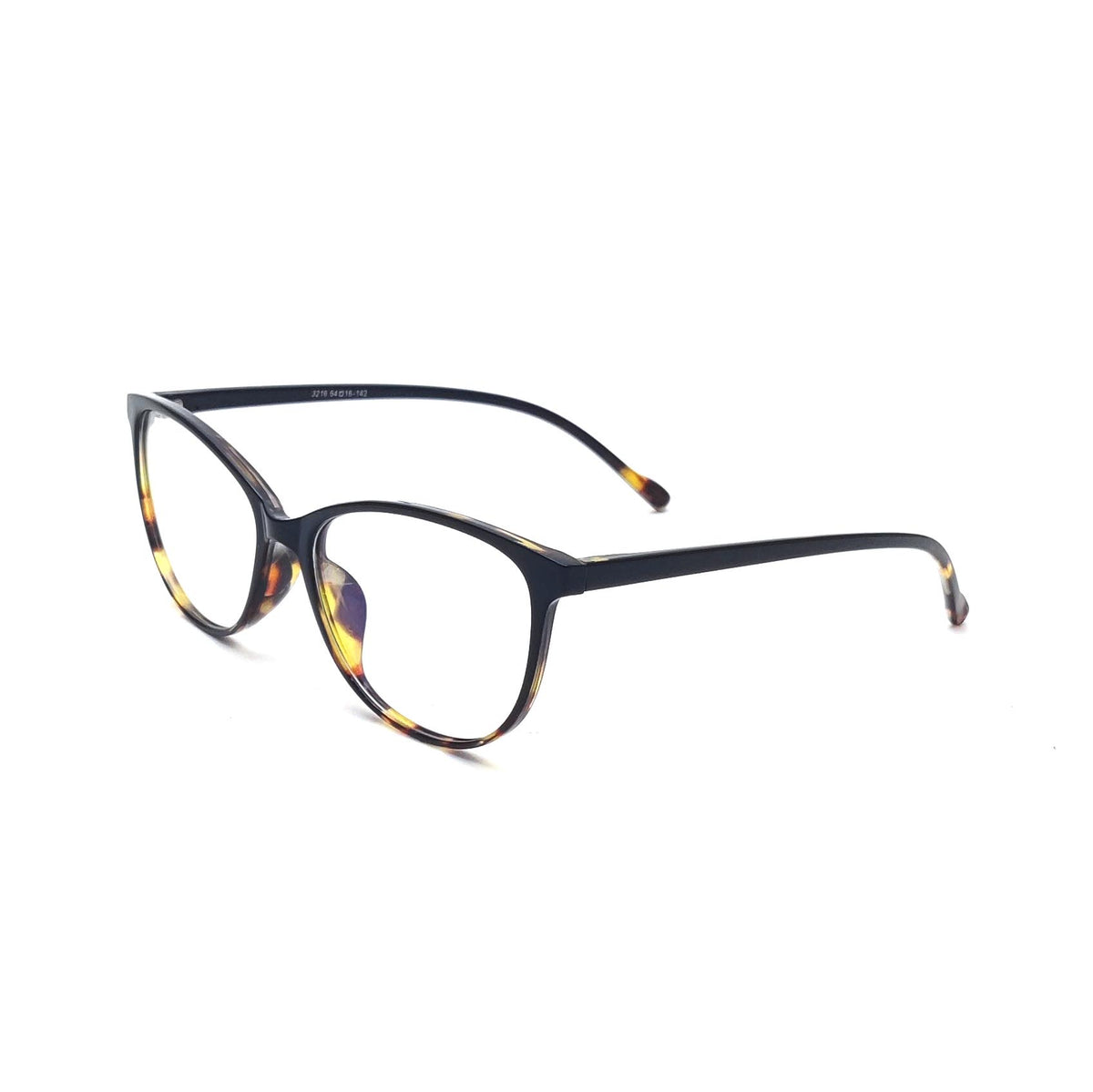 Verlin 3216 Cat-Eye Eyeglass Frame – Tiger, supplied product view 2