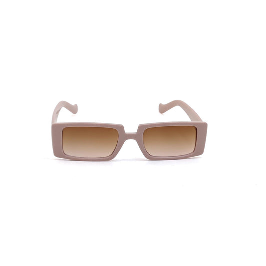 56338 Retro Rectangular Sunglasses Pink