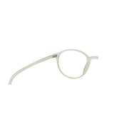 Verlin 3222 Rounded Eyeglass Frame – Crystal White, supplied product view 3