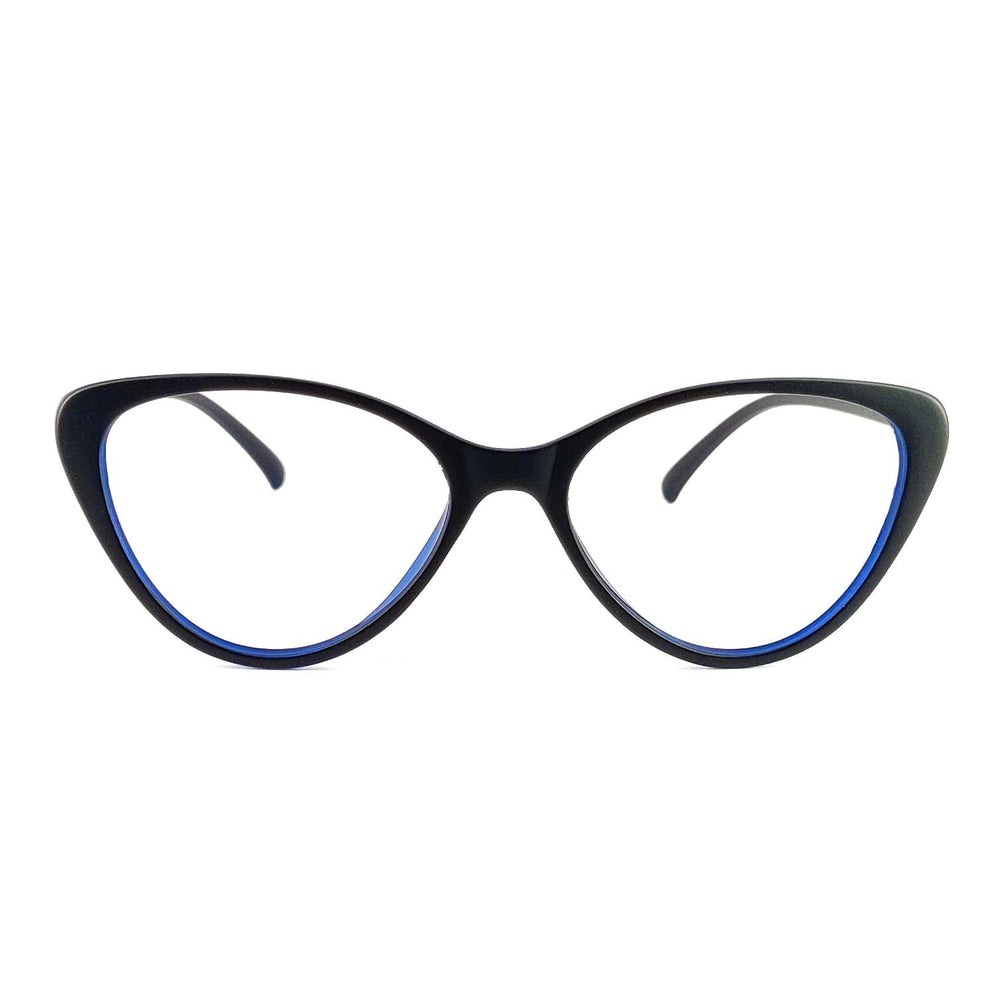 Verlin 3207 Cat-Eye Eyeglass Frame – Blue