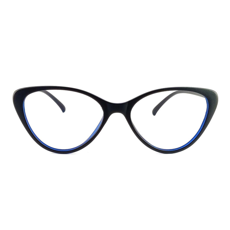 Verlin 3207 Cat-Eye Eyeglass Frame – Blue, supplied product view 1