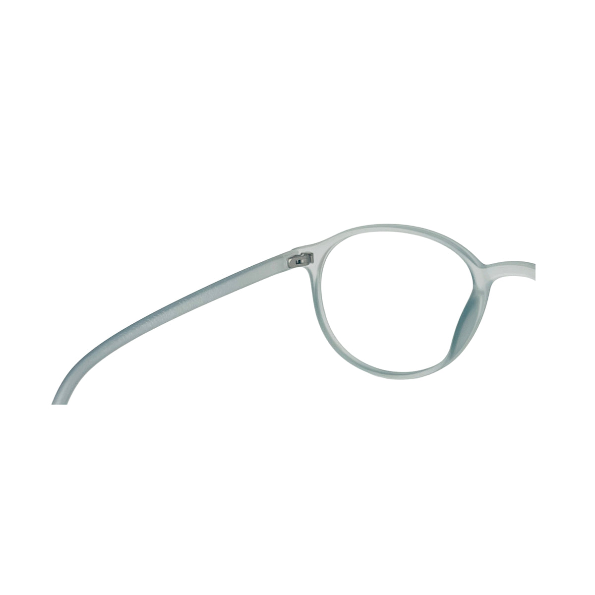 Verlin 3222 Rounded Eyeglass Frame – Matte Gray, supplied product view 3