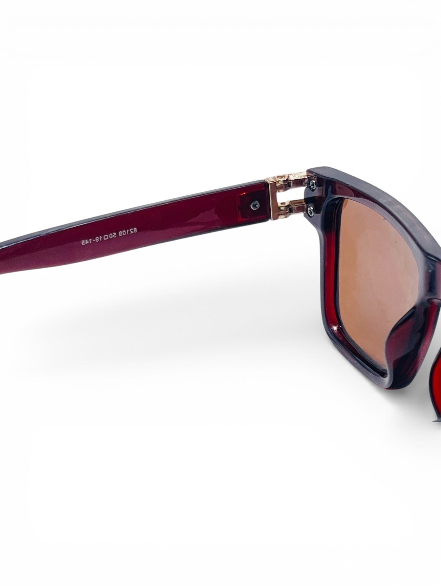 Verlin Wayfarer Sunglasses 82109 Red - Top View