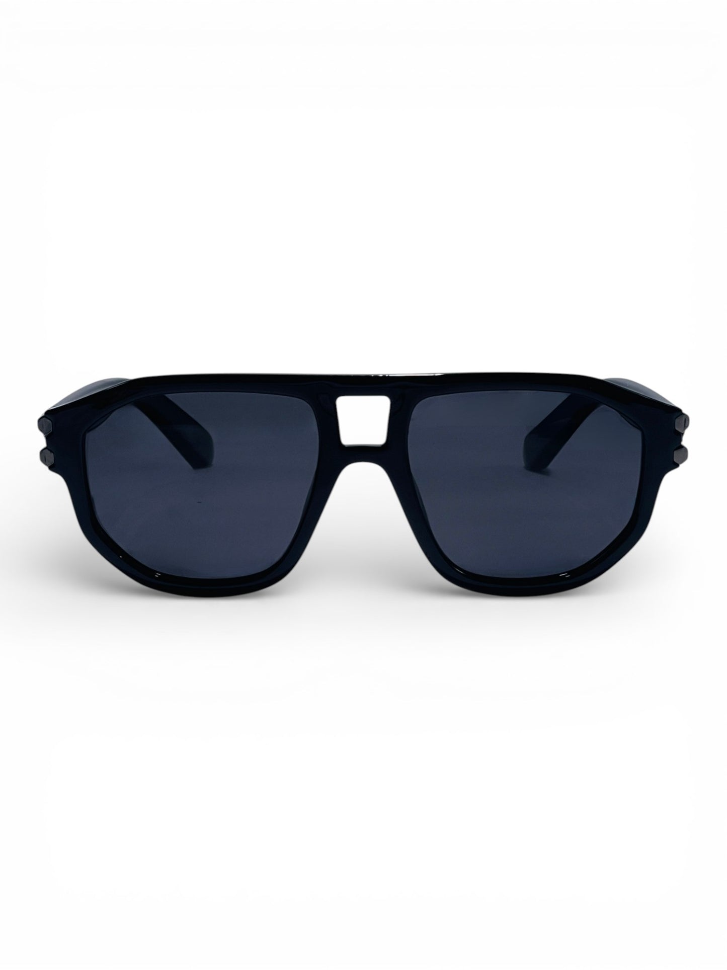 Verlin Wayfarer Sunglasses 82104 Black - Front View