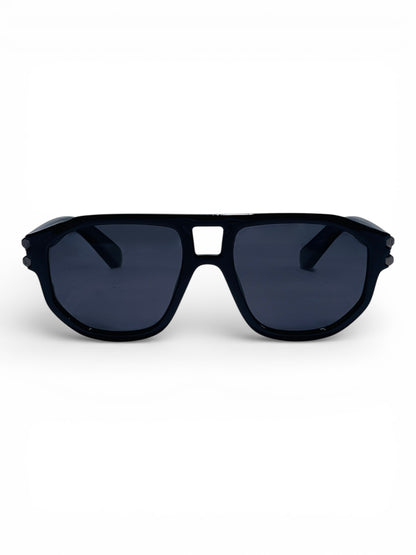 Verlin Wayfarer Sunglasses 82104 Black - Front View