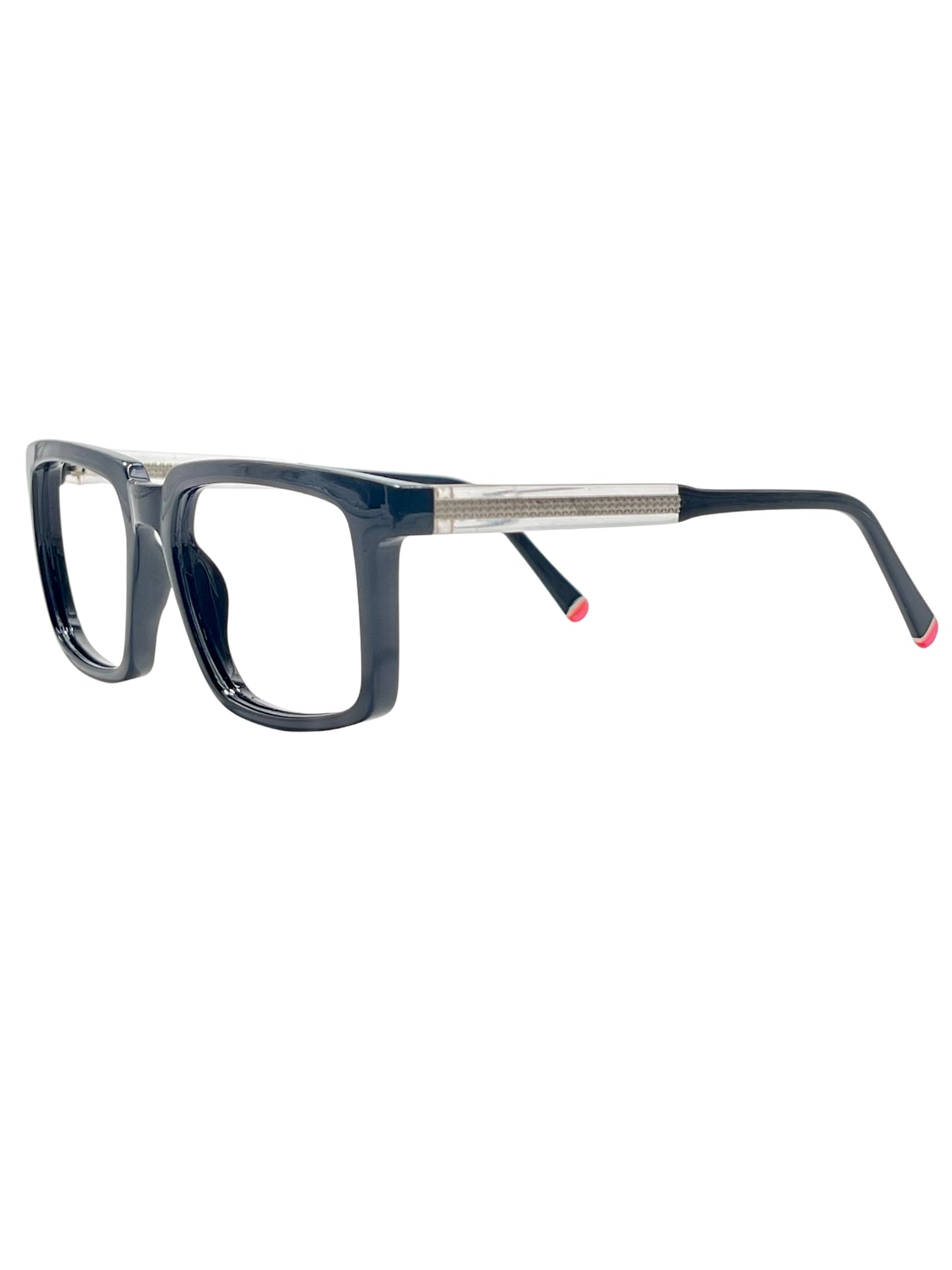 Sunglasses 3058 - Solid Black Silver