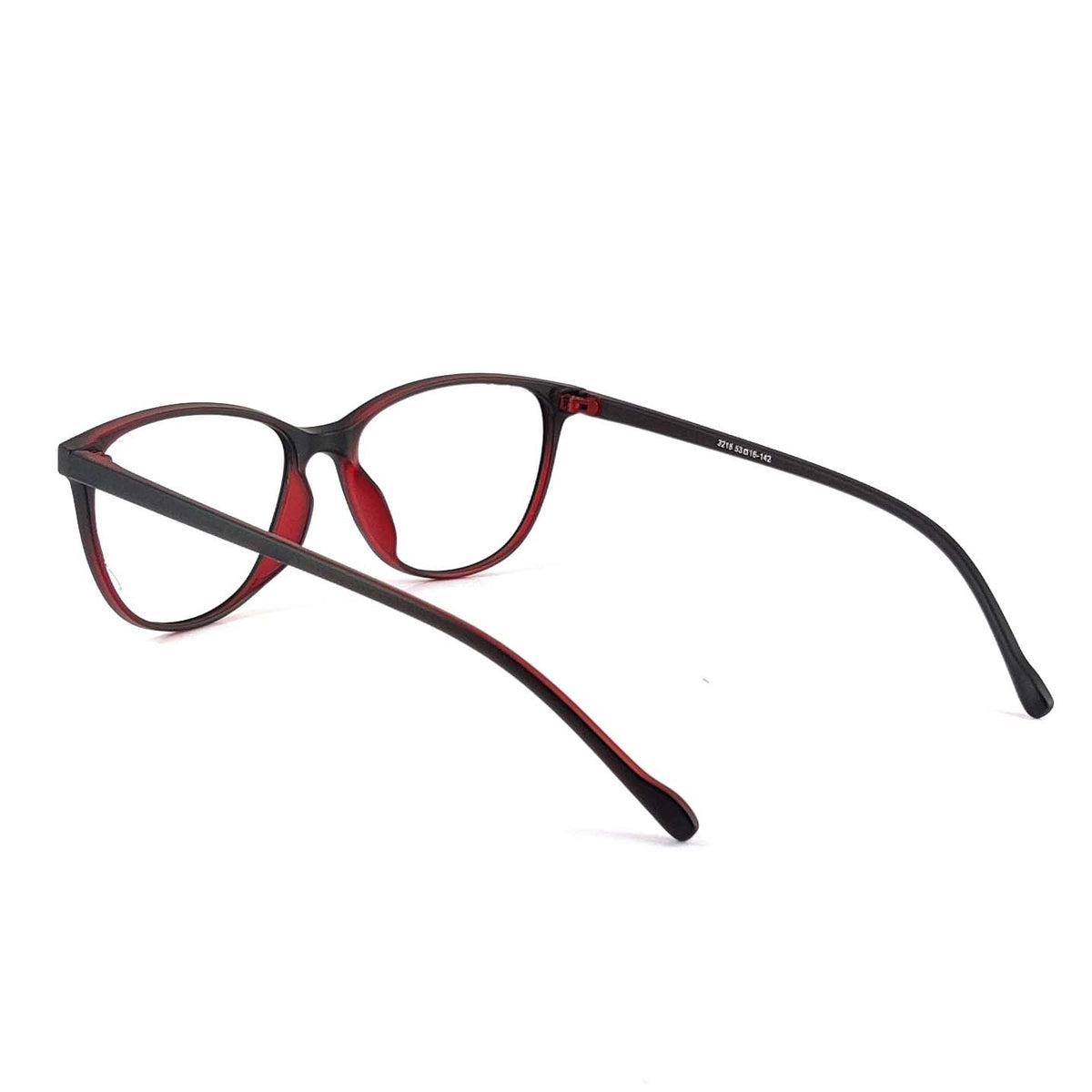 Verlin 3218 Cat-Eye Eyeglass Frame – Red, supplied product view 3