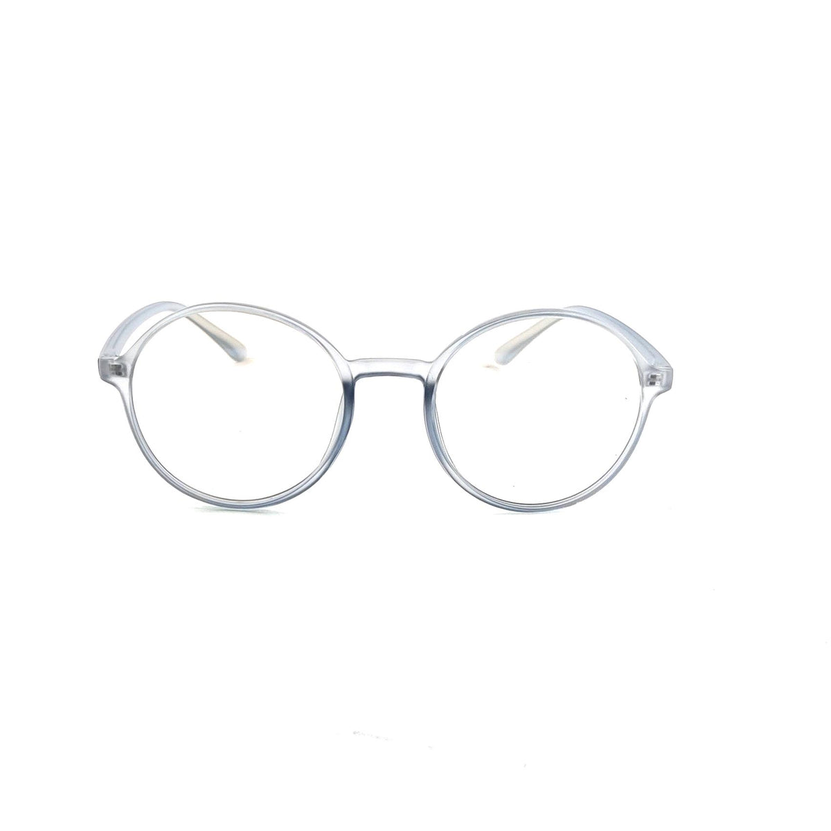 Verlin 3224 Round Eyeglass Frame – TP White, supplied product view 1