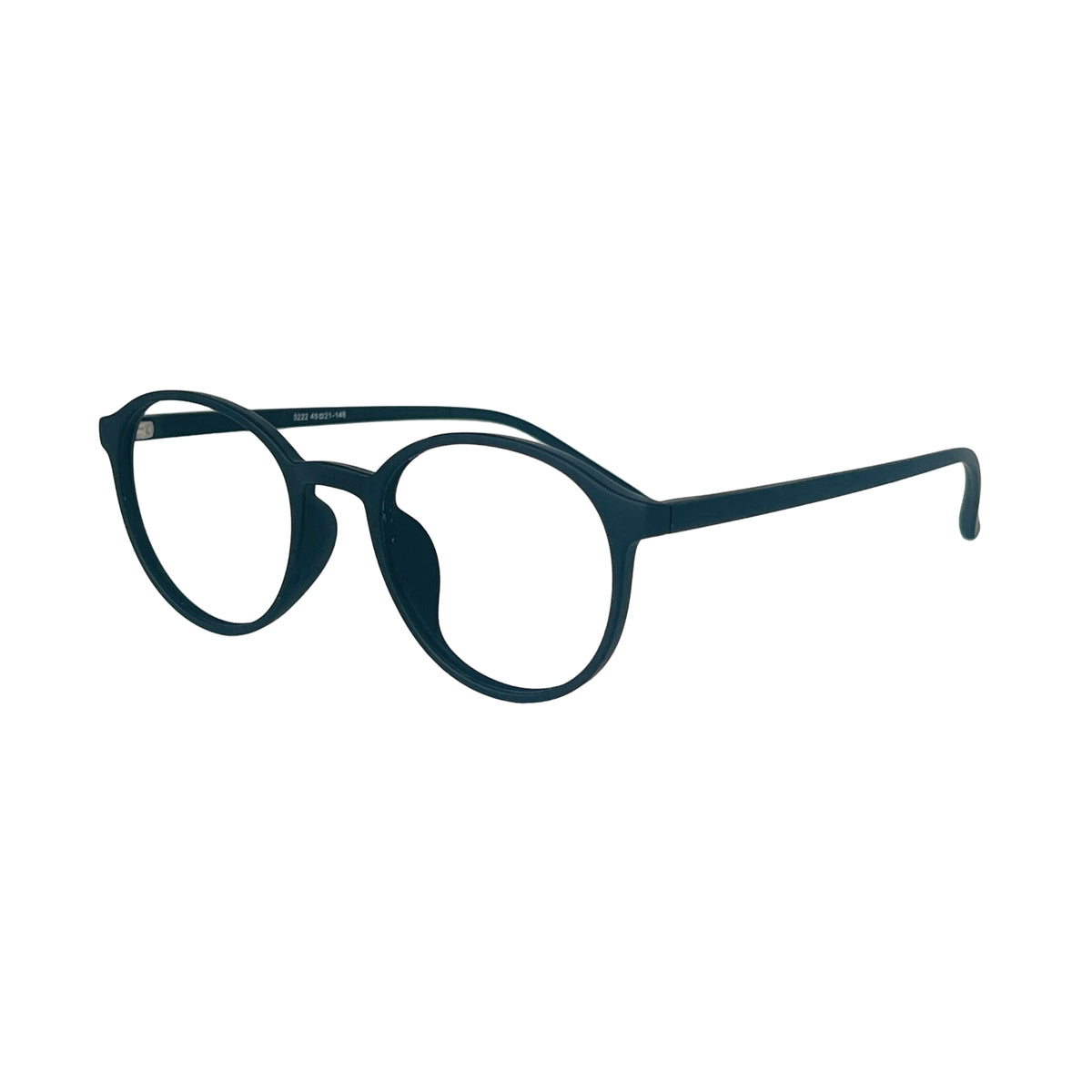 Verlin 3222 Rounded Eyeglass Frame – Matte Black, supplied product view 2