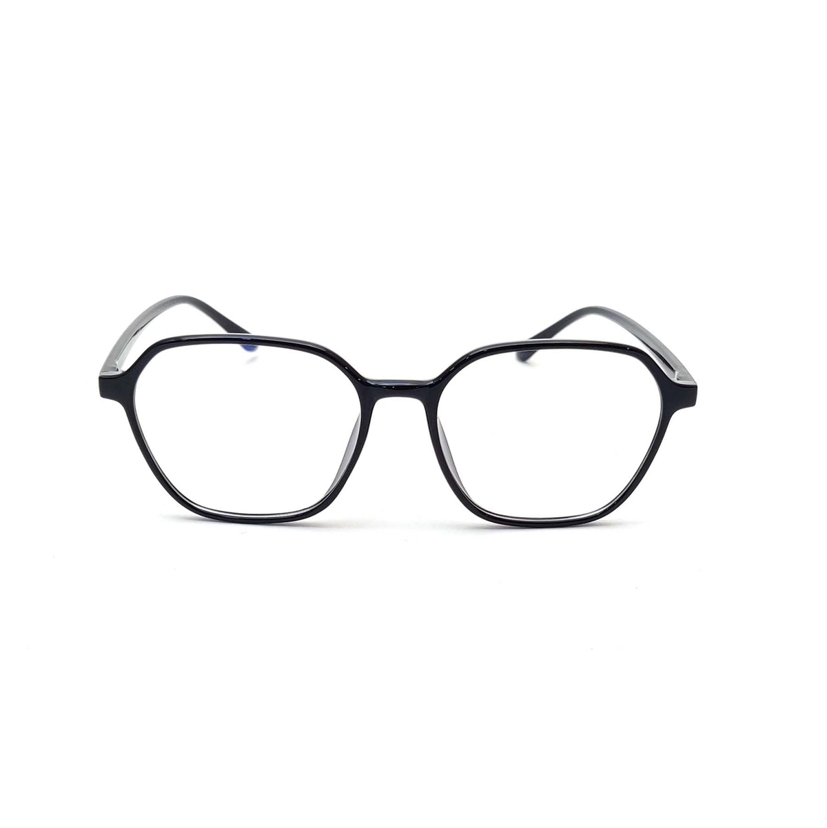 Verlin 3223 Rounded Square Eyeglass Frame – Black, supplied product view 1