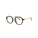 Verlin 62236 Geometric Eyeglass Frame – Tiger, supplied product view 2