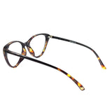 Verlin 3207 Cat-Eye Eyeglass Frame – Tiger, supplied product view 3