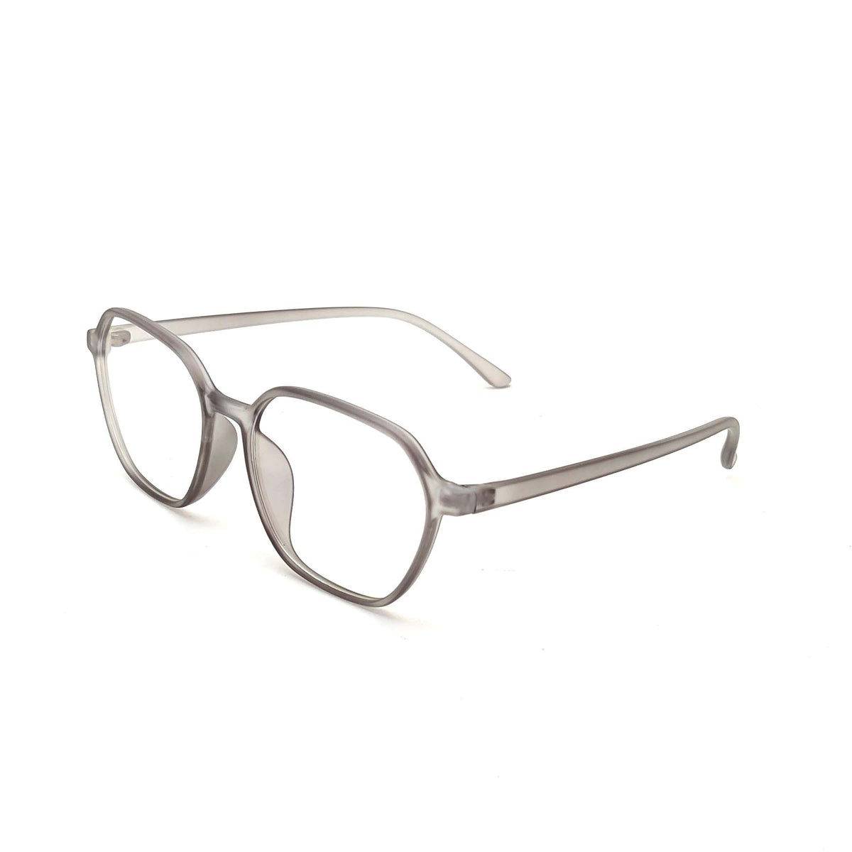 Verlin 3223 Rounded Square Eyeglass Frame – Gray, supplied product view 2