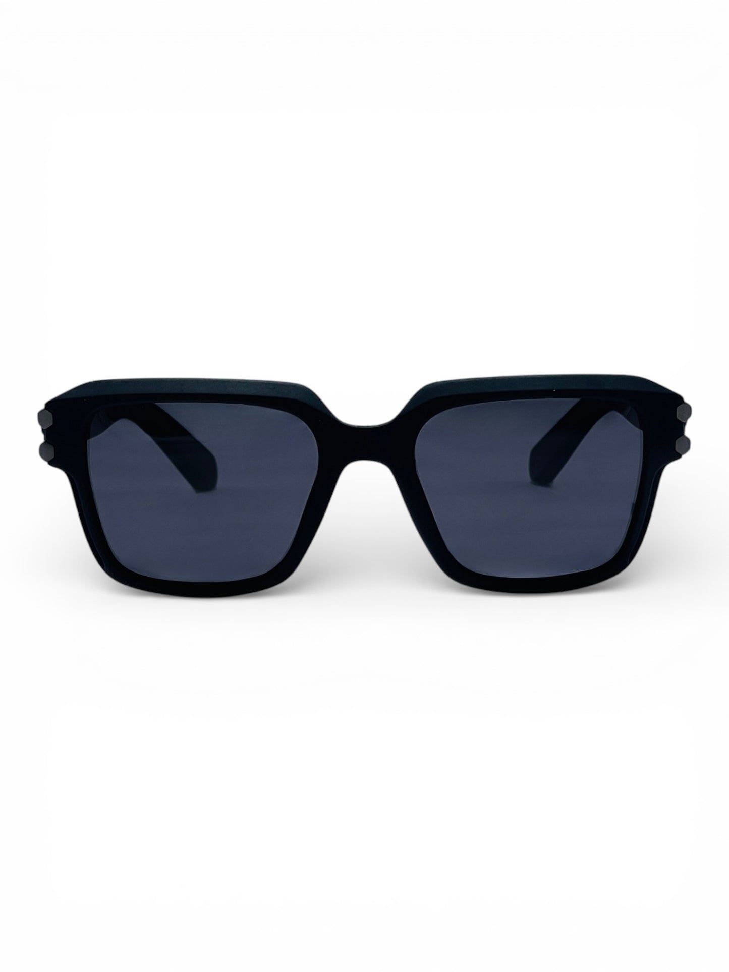 Verlin Wayfarer Sunglasses 82110 Matte Black - Front View