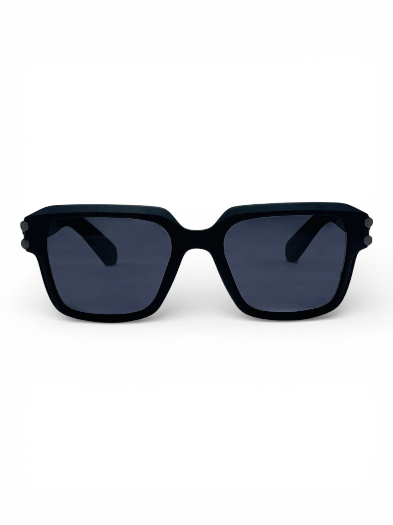 Verlin Wayfarer Sunglasses 82110 Matte Black - Front View