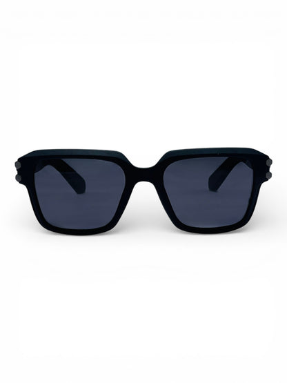 Verlin Wayfarer Sunglasses 82110 Matte Black - Front View