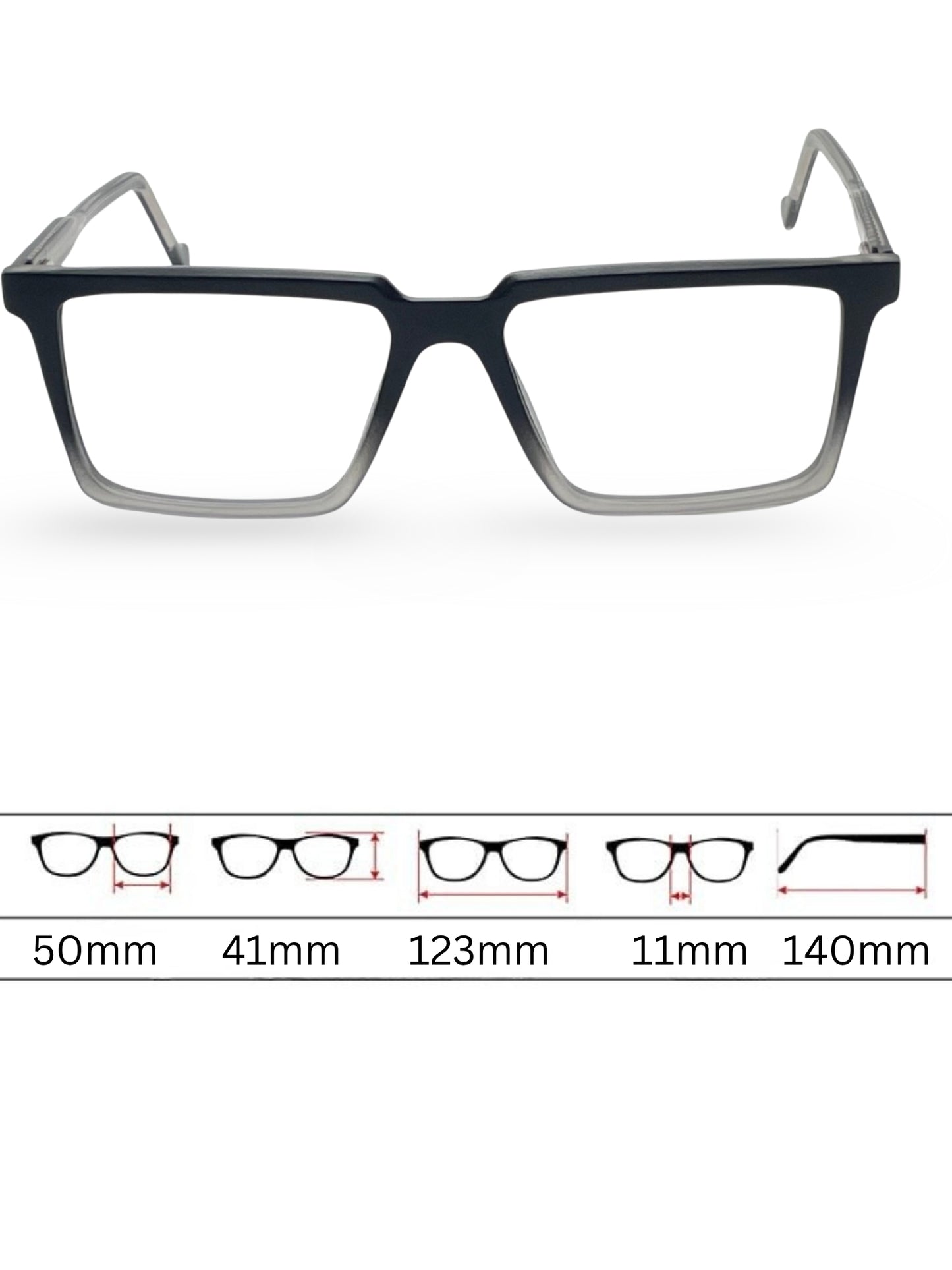 Sunglasses 3057 - Gradient Black