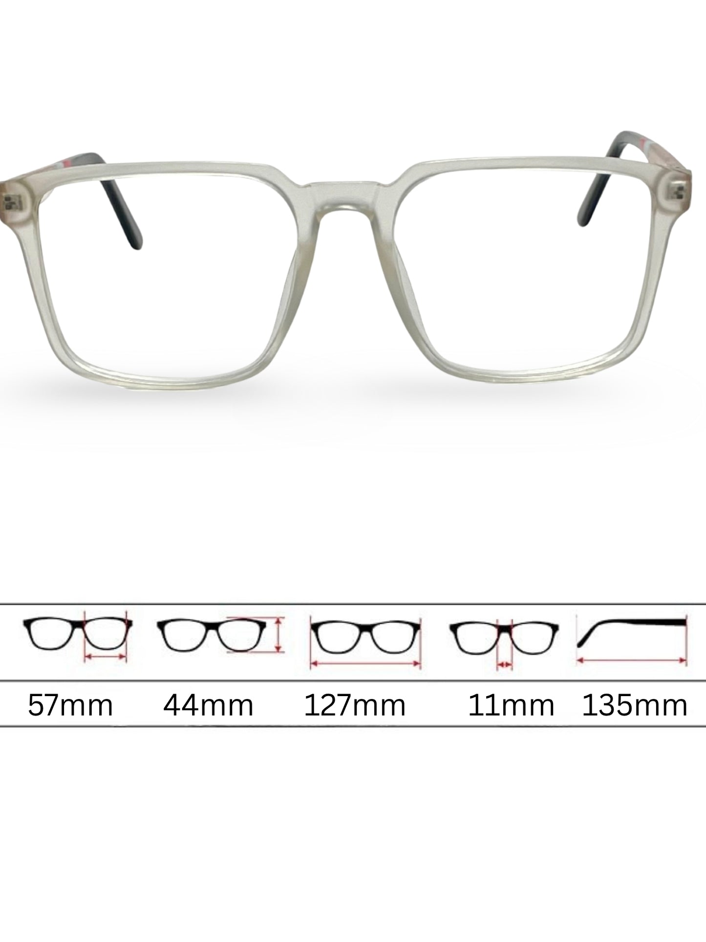 Sunglasses 3055 - White