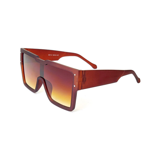 PD59118 Oversized Square Sunglasses Brown