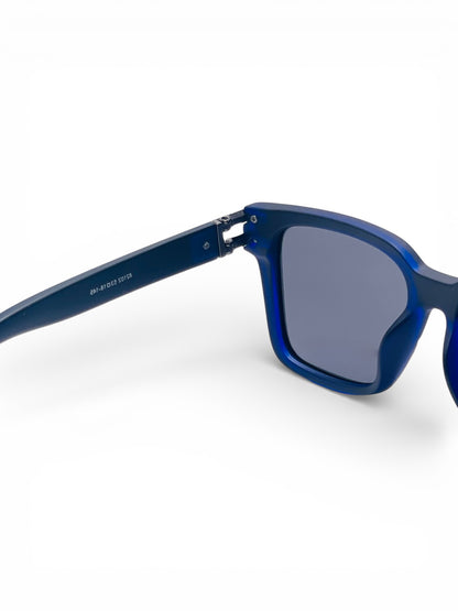 Verlin Wayfarer Sunglasses 82102 Blue - Top View