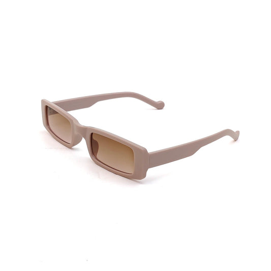 56339 Retro Rectangular Sunglasses Pink